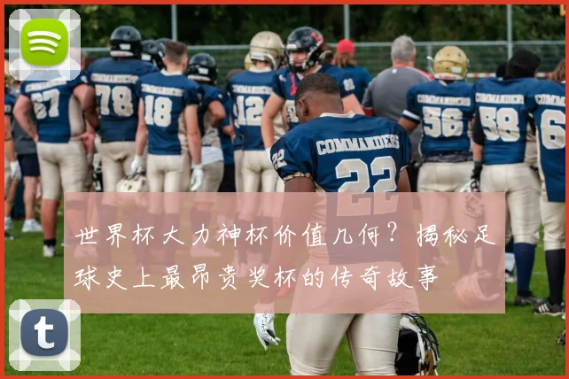 世界杯大力神杯价值几何？揭秘足球史上最昂贵奖杯的传奇故事
